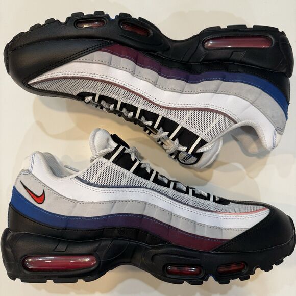 Nike Air Max 95 Premium Toronto Obsidian White Red Black HJ9152-100 Mens Sz 12.5 main image 6